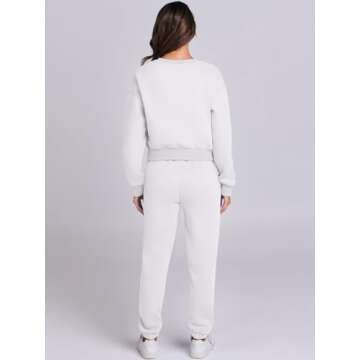 ANRABESS Women's Stylish Two Piece Lounge Tracksuit