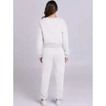 ANRABESS Women's Stylish Two Piece Lounge Tracksuit