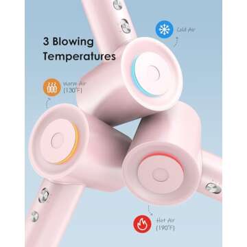 Zhiyangfei High-Speed Hair Dryer with Negative Ions 110K RPM