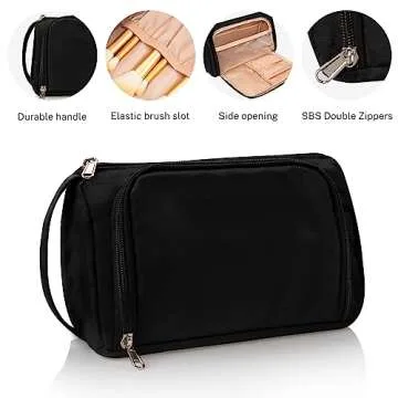 CUBETASTIC Small Makeup Bag for Travel and Daily Use