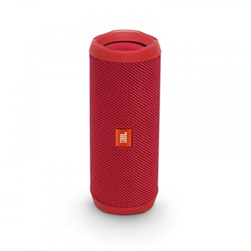 JBL Flip 4 Waterproof Portable Bluetooth Speaker - Red