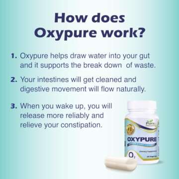 Pure & Healthy Oxypure Colon Cleanser with Magnesium Oxide