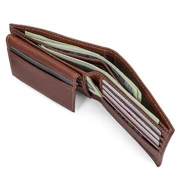 Timberland RFID Men's Leather Wallet - Slim & Durable