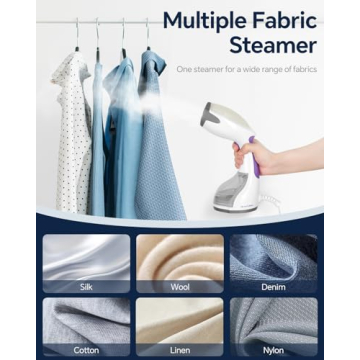 Beautural Portable Handheld Steamer for Quick Wrinkle Removal