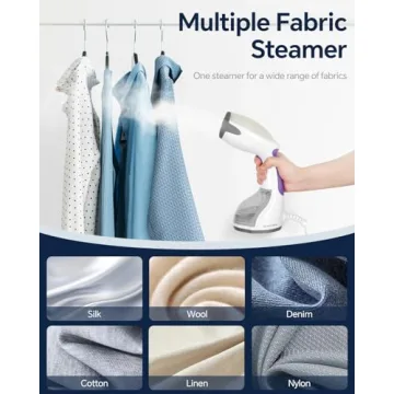 Beautural Portable Handheld Steamer for Quick Wrinkle Removal