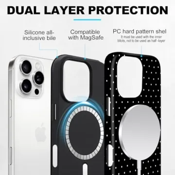 Stylish flewfun Magnetic iPhone 13/14 Case Cute Design