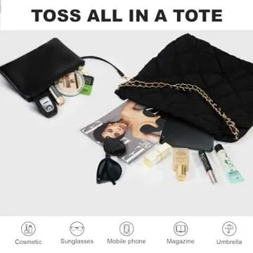 Stylish PS PETITE SIMONE Puffer Tote Bag for Women