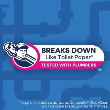 Cottonelle FreshCare Flushable Wipes 4-Pack for Premium Hygiene