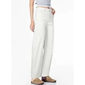 Sidefeel Women's Vintage Barrel Jeans for Casual Chic Style