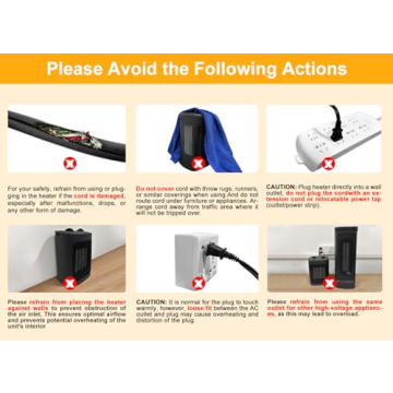 1500W Efficient Portable Space Heater for Indoor Use