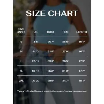 REORIA Women's Sexy Sleeveless High Neck Racerback Cropped Tank Tops Cute Teen Girls Halter Neck Crop Tops Vest Sky Blue Medium