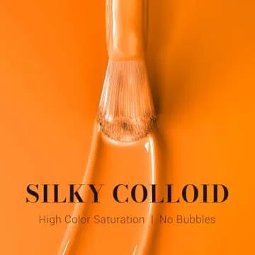 MelodySusie Bright Orange Gel Nail Polish 0.5fl oz - Vibrant Neon for Stunning Nails