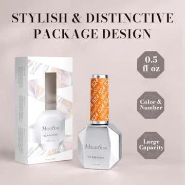MelodySusie Bright Orange Gel Nail Polish 0.5fl oz