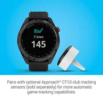 Garmin Approach S42 GPS Golf Smartwatch with 42k+ Courses