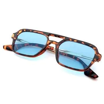 Hycredi Retro 70s Aviator Sunglasses with UV Protection