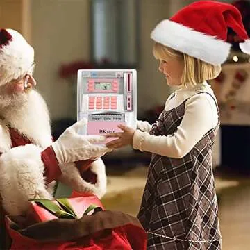 2024 Upgraded ATM Piggy Bank for Real Money for Kids with Debit Card, Bill Feeder, Coin Recognition, Balance Calculator, Digital Electronic Savings Safe Machine Box, Gift for Boys Girls 3+