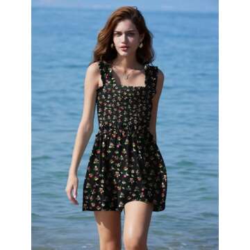 Stylish DEEP SELF Floral Rompers for Women in Summer