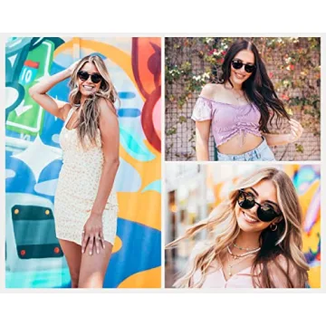 WearMe Pro Classic Small Round Retro Sunglasses for All Styles