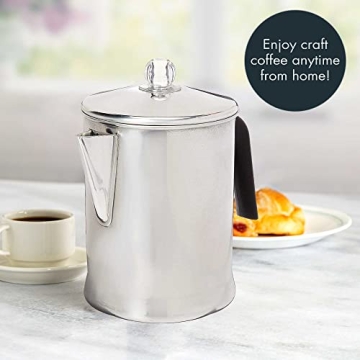 Primula 9-Cup Coffee Percolator - Brew Rich Coffee Anywhere