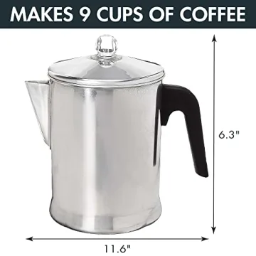 Primula 9-Cup Coffee Percolator - Brew Rich Coffee Anywhere