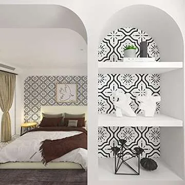 Sevalo Peel and Stick Wallpaper – Easy Modern Boho Decor