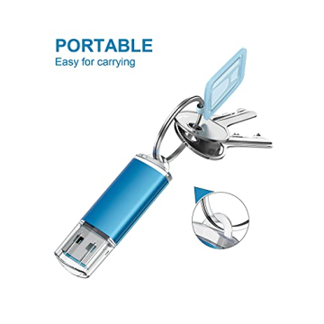 TOPESEL 128GB USB Flash Drive Fast Data Transfer