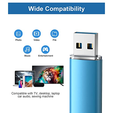 TOPESEL 128GB USB Flash Drive Fast Data Transfer