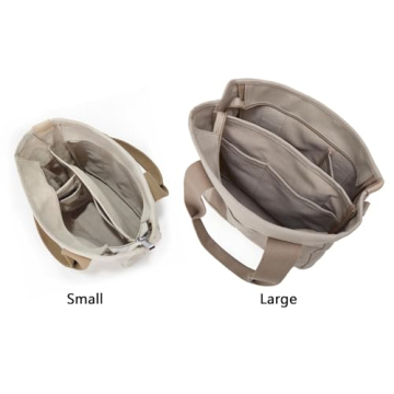 Stylish Small Tote Bag with Zipper for Women