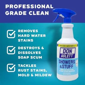 Don Aslett Showers and Stuff - Bathroom Cleaner Pack of 2