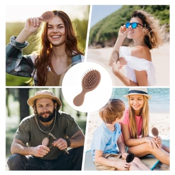 RHOS Mini Hair Brush - Ideal Travel Accessory