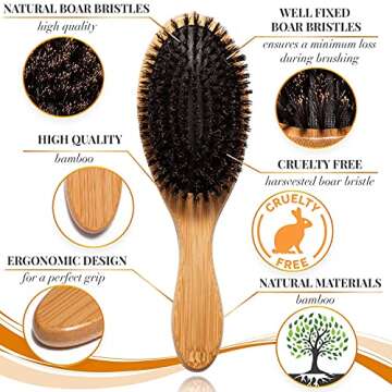 Belula Organic Skin and Hair Care Brush Set for Radiance