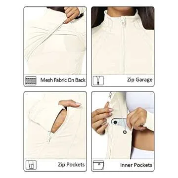 QUEENIEKE Women Athletic Jacket Slim Fit with Pockets