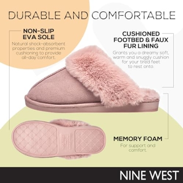 Ultimate Comfort with Nine West Women Scuff Slippers