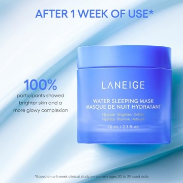 LANEIGE Water Sleeping Mask: Hydration & Brightening
