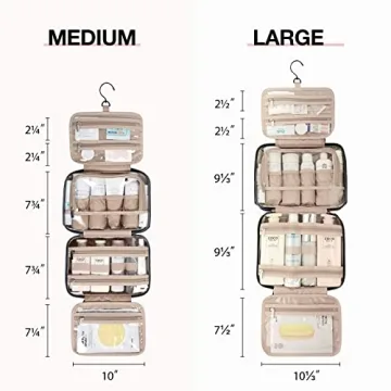 BAGSMART Large Toiletry Bag TSA Approved Travel Organizer