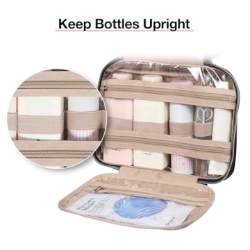 BAGSMART Large Toiletry Bag TSA Approved Travel Organizer