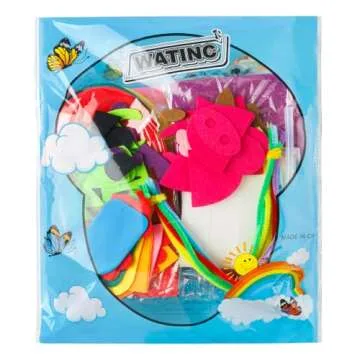 Creative Puppet Making Kit for Kids - 12Pcs Art Set