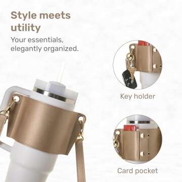 Stylish Water Bottle Carrier for 30 & 40oz Tumblers