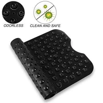 YINENN Bath and Shower Safety Mats 40x16 inch, Non Slip with Suction Cups for Bathroom Stall and Tub...