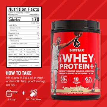 Six Star Whey Protein Plus - Muscle Building & Recovery