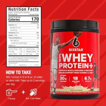 Six Star Whey Protein Plus - Muscle Building & Recovery