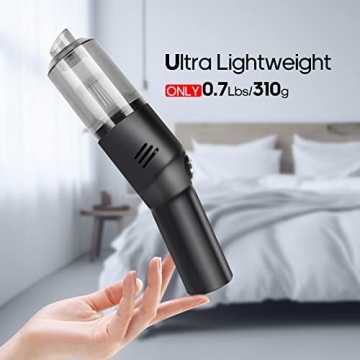 Auloea Mini Car Vacuum Cleaner - Powerful & Cordless