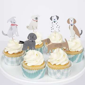 Meri Meri Puppy Cupcake Kit for Creative Bakers
