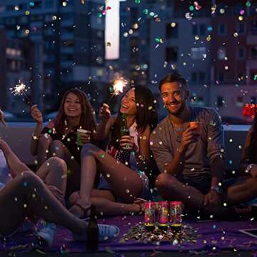 8 PCS Confetti Poppers for Weddings and Parties