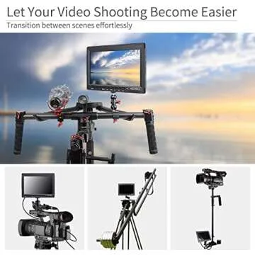 Feelworld FW759 7 Inch HD DSLR Camera Field Monitor – Ideal for Photographers and Videographers