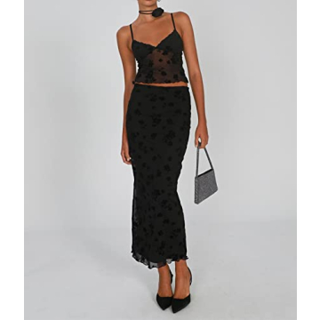 Stylish Women Y2K 2 Piece Skirt Set for All Occasions