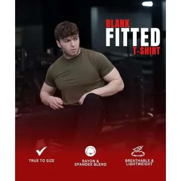 Ekko Men's T-Shirts, Fitted, Scoop Neck Shirt, Apparel for Men, Mens Shirts, Basic Shirts for Men, Lightweight Mens T-Shirts, Made in America, Black, White & Army Green, Variety 3 Pack, XL