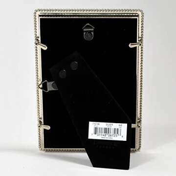 Lawrence 710746 Silver Metal 6.54-Inch x 4.57-Inch Picture Frame