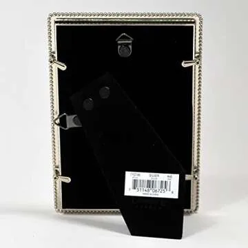 Lawrence 710746 Silver Metal 6.54-Inch x 4.57-Inch Picture Frame