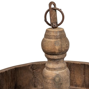 Decorative Wood & Tin 3 Tier Tray for Elegant Displays